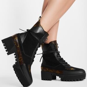 LOUIS VUITTON Laureate Platform Desert Boot 39.5